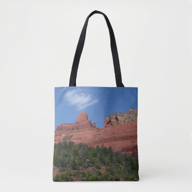 Steamboat Rock in Sedona Arizona Photography Tote Bag (Front)