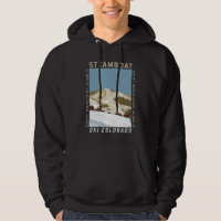 Steamboat Ski Area Winter Colorado Vintage