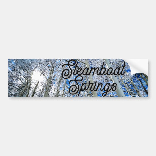 Steamboat Springs Bumper Sticker (Front)