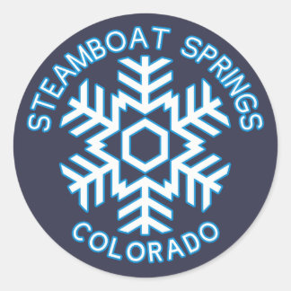 Steamboat Springs, Colorado Classic Round Sticker
