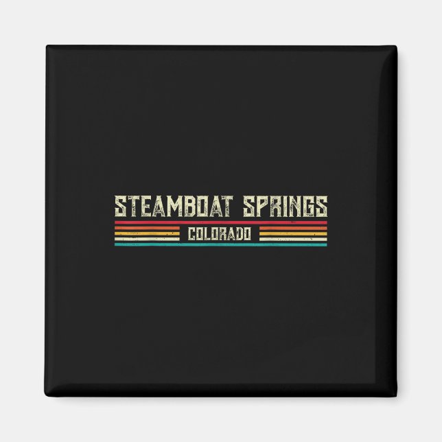 Steamboat Springs Colorado  Magnet (Front)
