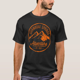Steamboat Springs Colorado mountains rivers hot sp T-Shirt