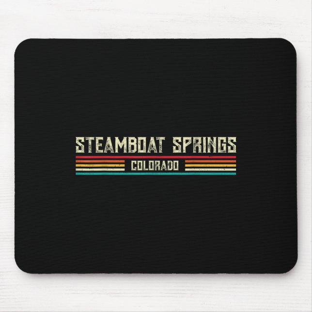 Steamboat Springs Colorado  Mouse Pad (Front)