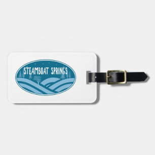 Steamboat Springs Colorado Outdoors Luggage Tag