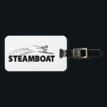 Steamboat Springs Colorado Ski Jumper Luggage Tag<br><div class="desc">Named for its famous hot springs,  Steamboat Springs,  Colorado is a must-visit destination for nature lovers and adventure junkies. This great vintage design has a retro look.</div>