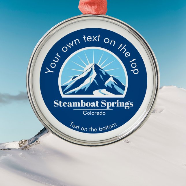Steamboat Springs Colorado ski medal ornament (Creator Uploaded)