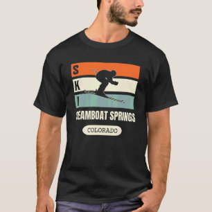 Steamboat Springs Colorado Vintage Graphic For Ski T-Shirt