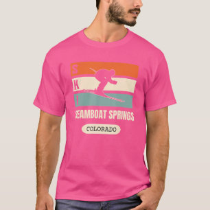 Steamboat Springs Colorado Vintage Graphic For Ski T-Shirt