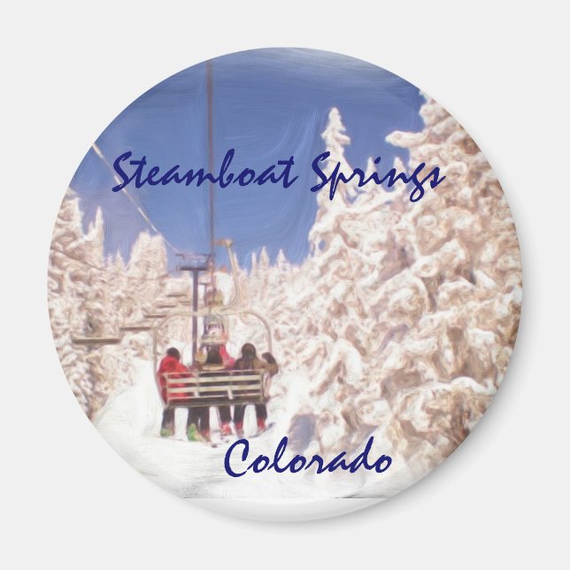 Steamboat Springs magnet (Front)