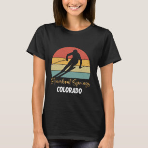 Steamboat Springs Skiing Colorado Funny Snow Ski t T-Shirt