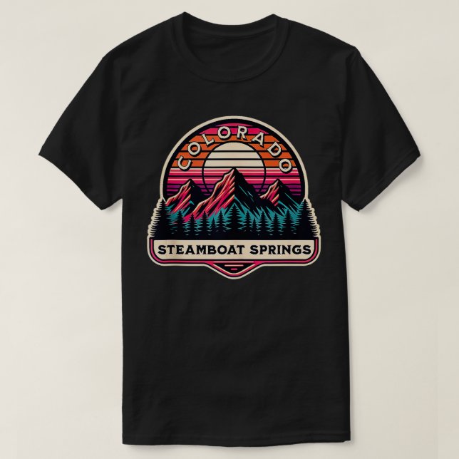 Steamboat Springs  T-Shirt (Design Front)