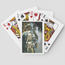 Steamboats on the Mississippi Playing Cards