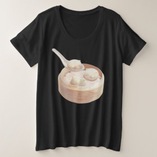 Steamed Bao Buns with Tea Plus Size T-Shirt