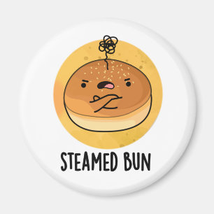 Steamed Bun Funny Food Pun Magnet