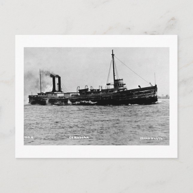 Steamer Comodore - Louis Pesha Photo Postcard (Front)