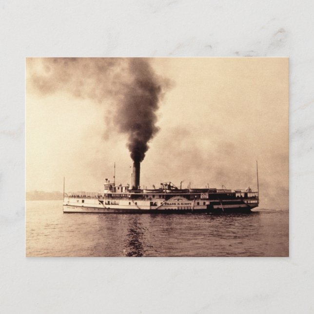 Steamer Frank E. Kirby - Louis Pesha Postcard (Front)