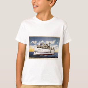 Steamer Naushon, Nantucket Steamboat Line, Mass. T-Shirt