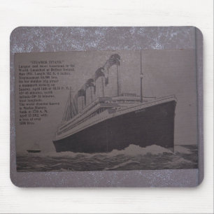 steamer titanic mouse pad