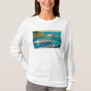 Steamers Catalina and Avalon at Pier, and Casino T-Shirt