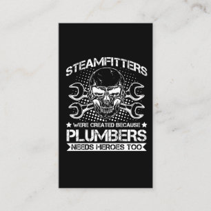 Steamfitter Humor Steam Pipe Pipefitter Dad Business Card