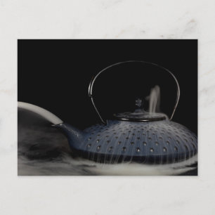 Steaming Tea Pot Postcard