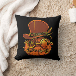 Steampumpkin Victorian Halloween Collection Cushion
