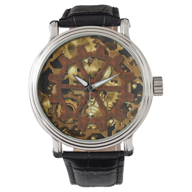 Steampunk 11 Watch & Numeral Options (Front)