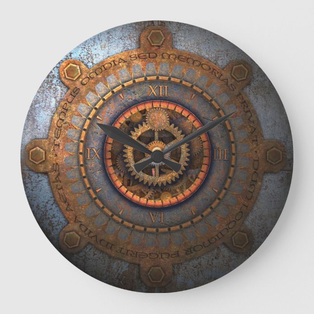 Steampunk 15 large clock (Front)