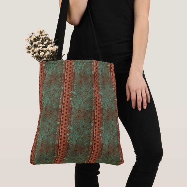 Steampunk 1-3 Options All-Over-Print Tote Bag (Close Up)