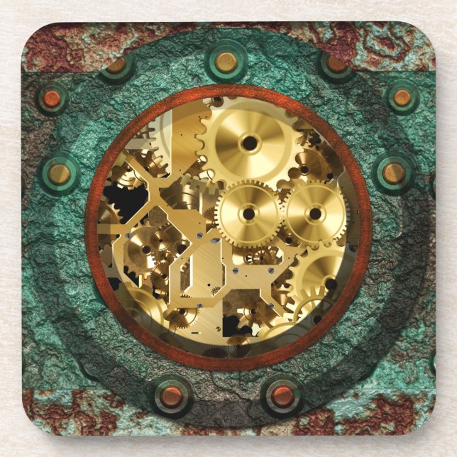 Steampunk 1B Coaster (Front)
