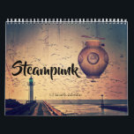 Steampunk 2025 Fantasy Calendar<br><div class="desc">Steampunk is a subgenre of science fiction or science fantasy that incorporates technology and aesthetic designs inspired by 19th-century industrial steam-powered machinery. This calendar features a collection of beautiful fantasy steampunk drawings.</div>
