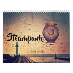 Steampunk 2027 Fantasy Calendar
