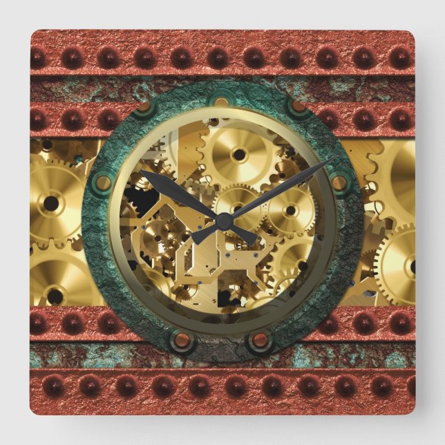 Steampunk 4B Clock (Front)