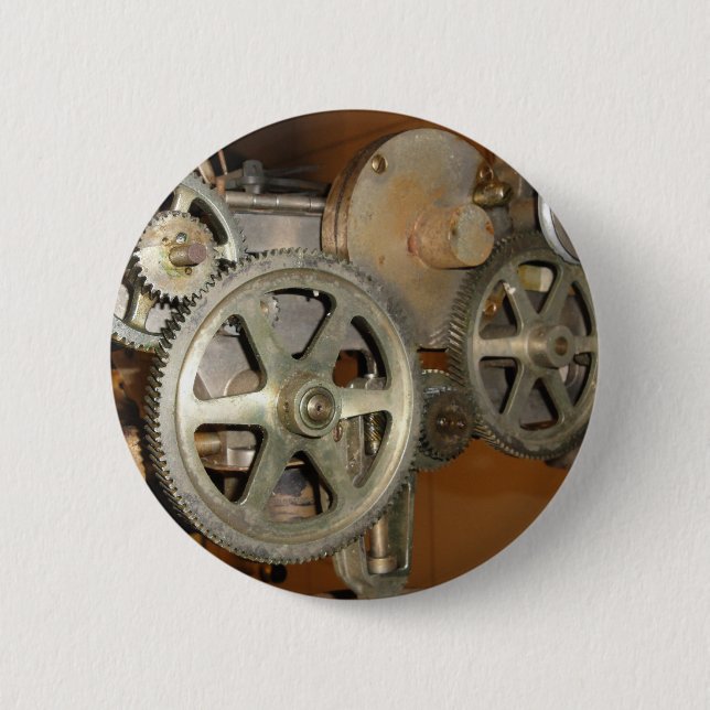 Steampunk 6 Cm Round Badge (Front)