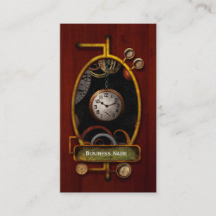 Steampunk - Abstract - The beginning and end Business Card