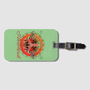 Steampunk Aeronaut, Himmelsmechanik Luggage Tag