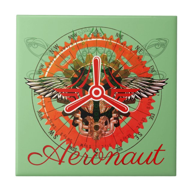 Steampunk Aeronaut, Himmelsmechanik Tile (Front)