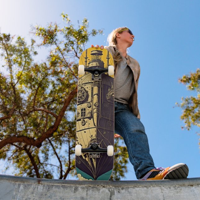 Steampunk Airship Skateboard Adventure (Outdoor 1)