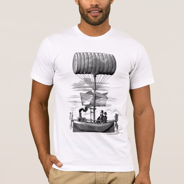 Steampunk Airship T-Shirt (Front)