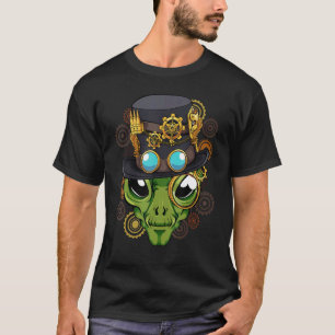 Steampunk Alien Classy Mediaeval Mechanical Victor T-Shirt