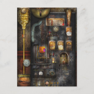 Steampunk - All that for a cup of coffee Postcard