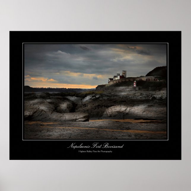 Steampunk and Burtonesque Napoleonic Fort Bovisand Poster (Front)