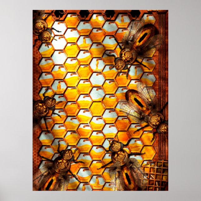 Steampunk - Apiary - The hive Poster (Front)