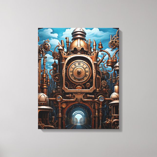 Steampunk Art Canvas Art (Front)