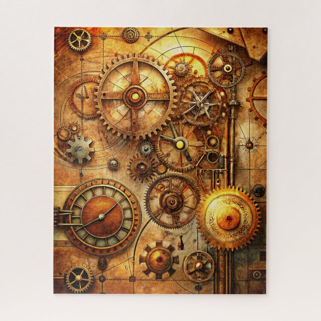 Steampunk Art Puzzle (Vertical)