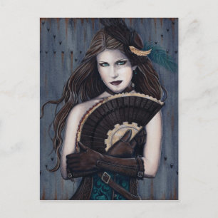 Steampunk Assassin Postcard