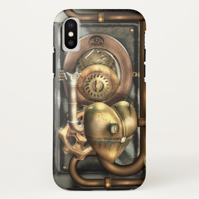 Steampunk At Heart Case-Mate iPhone Case (Back)
