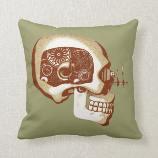Steampunk Automaton #1C Cushion