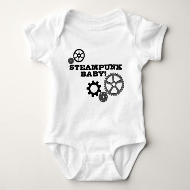 Steampunk Baby Bodysuit (Front)