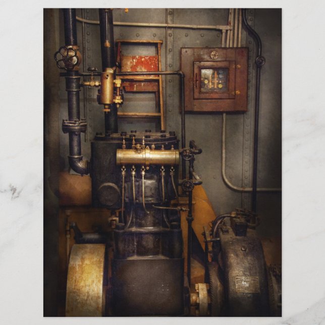 Steampunk - Back in the engine room Flyer (Front)